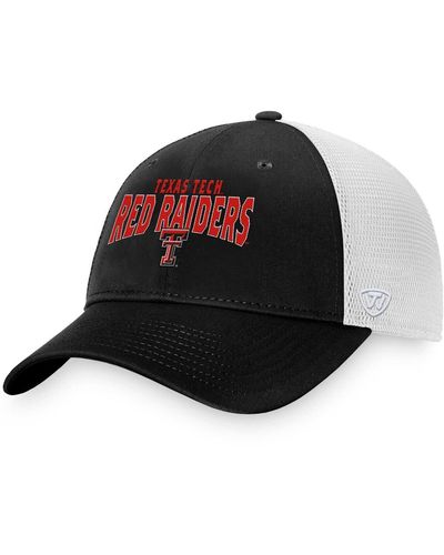 Majestic Texas Tech Red Raiders Breakout Trucker Adjustable Hat - Black