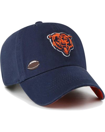 '47 Chicago Bears Confetti Icon Clean Up Adjustable Hat - Blue