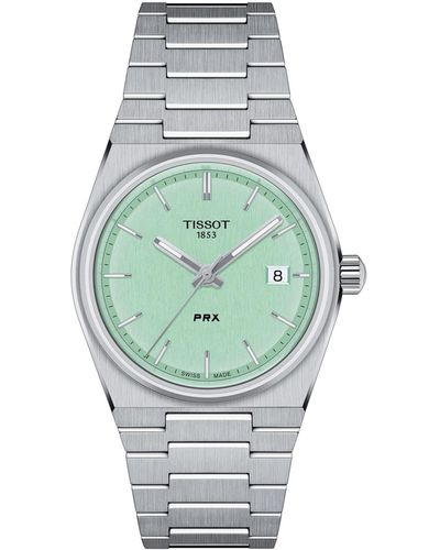 Tissot Swiss Prx Stainless Steel Bracelet Watch 35mm - Gray