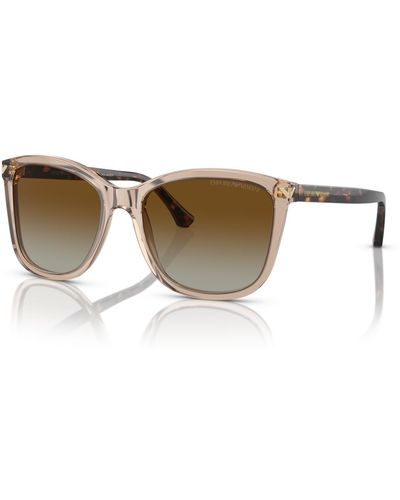 Emporio Armani Polarized Sunglasses - Natural