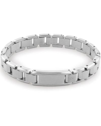Calvin Klein Stainless Steel Link Bracelet - Metallic