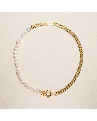 Joey Baby 18k Plated Freshwater Pearl - Natural