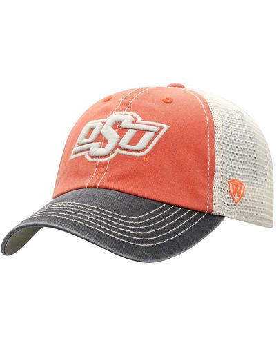 Top Of The World Oklahoma State Cowboys Offroad Trucker Snapback Hat - Pink