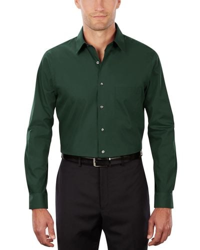 Van Heusen Classic-fit Poplin Dress Shirt - Green