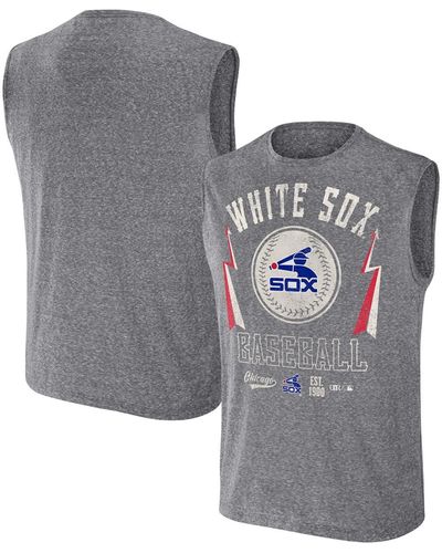 Fanatics Darius Rucker Collection By Chicago White Sox Muscle Tank Top - Gray