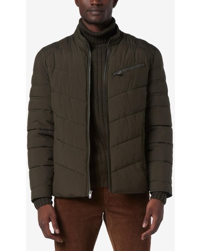 Marc New York Winslow Stretch Packable Puffer Jacket - Brown