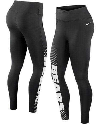 Nike Chicago Bears Yard Line Crossover leggings - Black