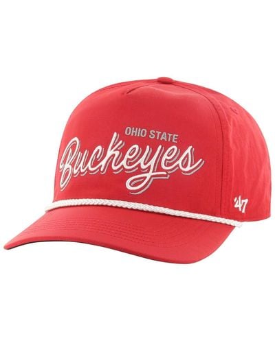 '47 Ohio State Buckeyes Fairway Hitch Adjustable Hat - Red