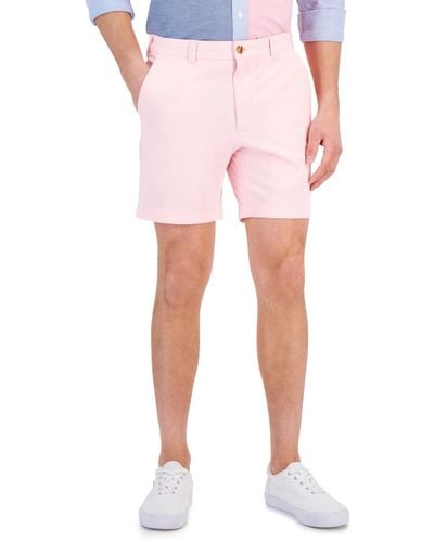 Club Room Regular-fit 7" 4-way Stretch Shorts - Pink