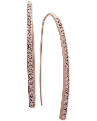Givenchy Crystal Threader Earrings - Pink