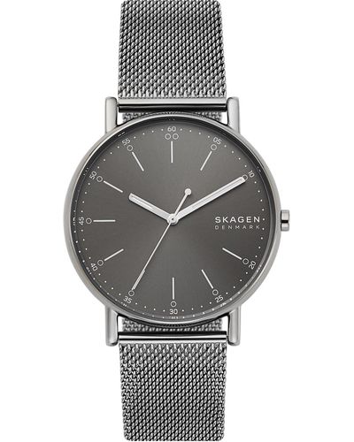 Skagen Signatur Stainless Steel Mesh Bracelet Watch 40mm - Metallic