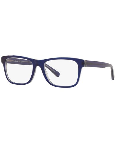 Lenscrafters Ec2002 Square Eyeglasses - Blue
