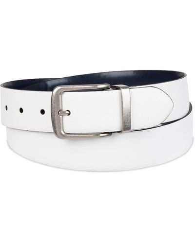 Tommy Bahama Two-in-one Reversible Cushion Inlaid Casual Belt - Blue