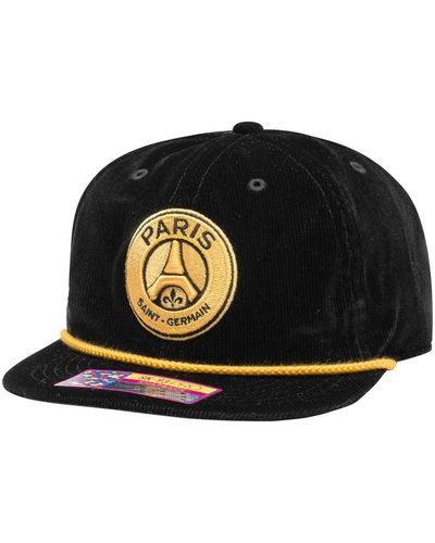 Fan Ink Paris Saint-germain Snow Beach Adjustable Hat - Black