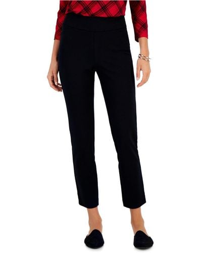 Charter Club Cambridge Skinny Pull-On Tummy-Control Pants, Regular and  Short Lengths, Created for Macy's - Macy's