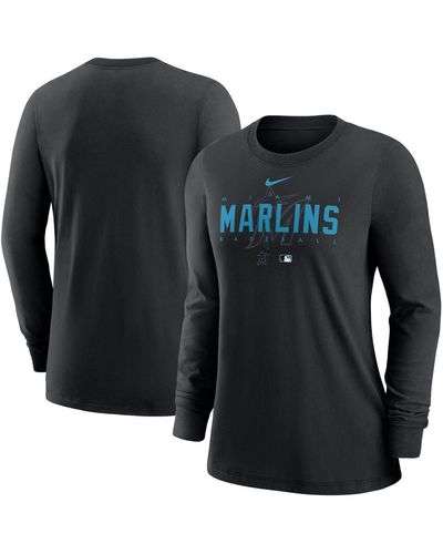 Nike Miami Marlins Authentic Collection Legend Performance Long Sleeve T-shirt - Blue