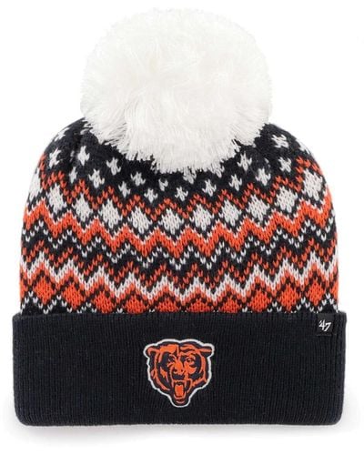 '47 Chicago Bears Elsa Cuffed Knit Hat - Red