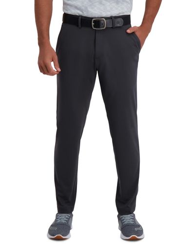 Haggar Active Series Slim-fit Stretch Solid Casual Pants - Multicolor