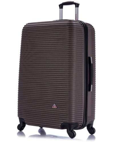 InUSA Royal 28" Lightweight Hardside Spinner luggage - Brown