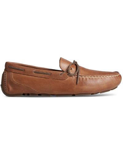 Sperry Top-Sider Davenport 1-eye Deboss Moccasin Boat Shoe - Brown