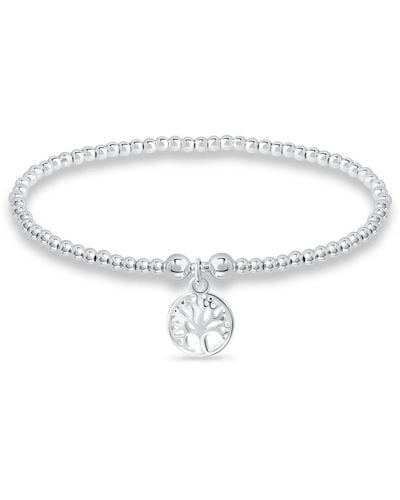 Macy's Bead Tree Of Life Charm Bracelet - Metallic