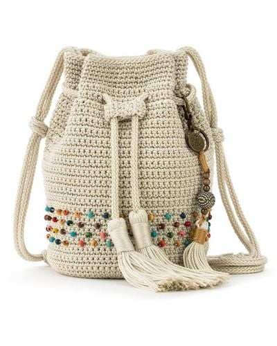 The Sak Sayulita Crochet Drawstring - Natural