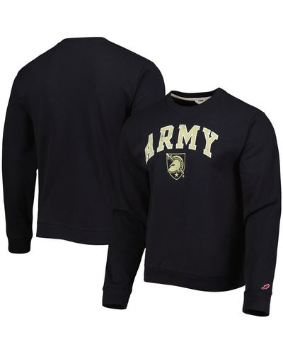League Collegiate Wear Army Knights 1965 Arch Essential Fleece Pullover Sweatshirt - Black