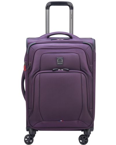 Delsey Optimax Lite 21" Expandable Carry-on Suitcase - Purple