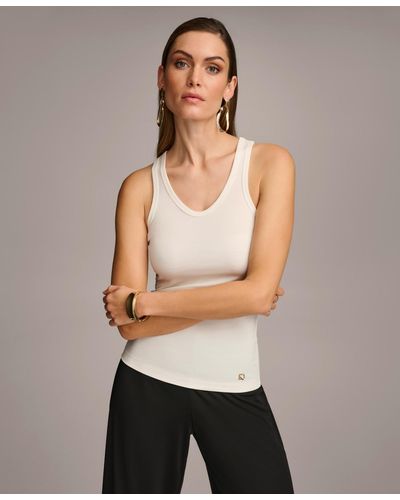Gray Sleeveless and tank tops for Women