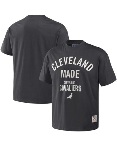 Staple Nba X Cleveland Cavaliers Heavyweight Oversized T-shirt - Black