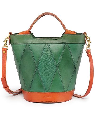 Old Trend Genuine Leather Primrose Mini Tote Bag - Green