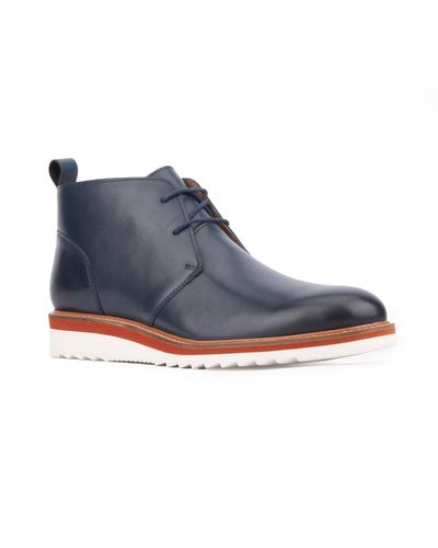 Vintage Foundry Leather Lewis Boots - Blue