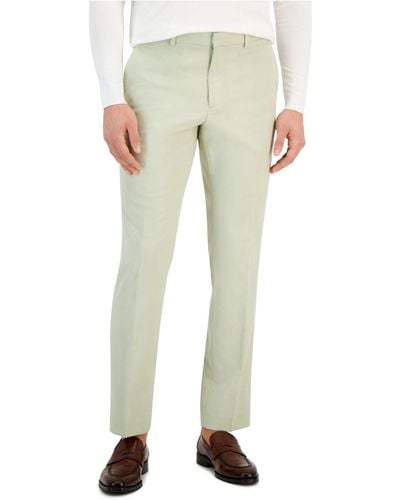 Natural Perry Ellis Portfolio Pants, Slacks and Chinos for Men | Lyst