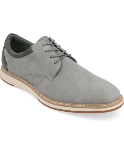 Vance Co. Hodges Plain Toe Hybrid Dress Shoes - Gray