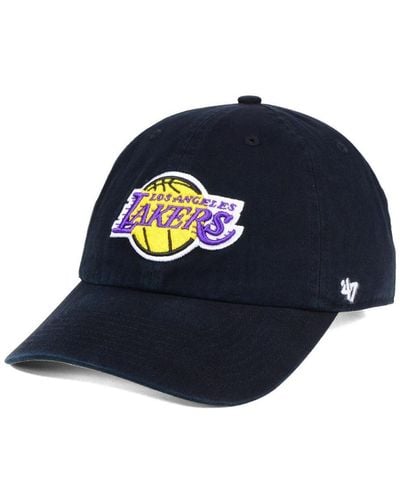 '47 Los Angeles Lakers Clean Up Hat - Blue