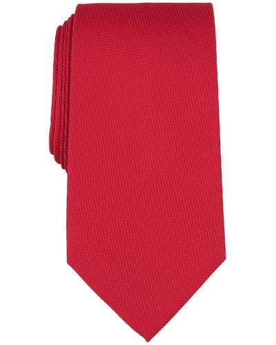 Brooks Brothers B By Textu Solid Silk Tie - Red
