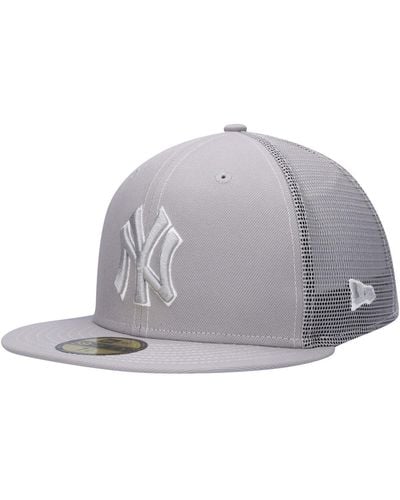 KTZ New York Yankees 2023 On-field Batting Practice 59fifty Fitted Hat - Gray