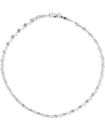 Giani Bernini Cubic Zirconia Sapphire Sterling Silver Necklace $85 New