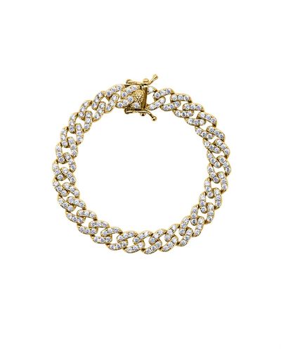 OMA THE LABEL Frosty Link Collection 9mm Bracelet - Metallic