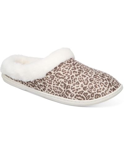 Charter Club Faux-fur-trim Hoodback Boxed Slippers - Multicolor