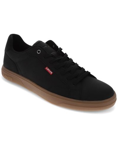 Levi's Carter Nb Faux Leather Lace-up Sneakers - Black