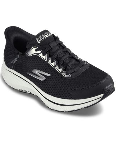 Skechers Slip-ins- Go Run Consistent 2.0 Endure Memory Foam Slip-on Running Sneakers From Finish Line - Black