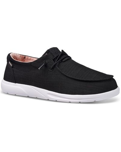 Reef Cushion Coast Lace-up Loafer Sneakers - Black