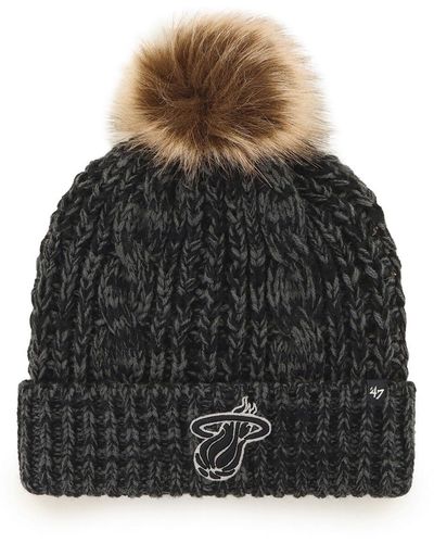 '47 Miami Heat Meeko Cuffed Knit Hat - Black