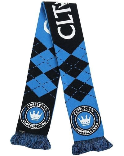 Ruffneck Scarves And Charlotte Fc Argyle Scarf - Blue