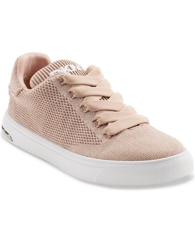 DKNY Abeni Lace-up Low-top Sneakers - Pink