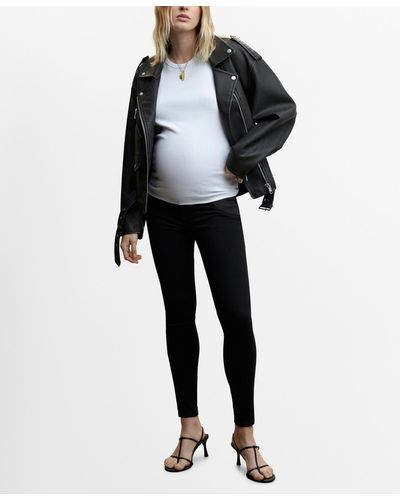 Mango Maternity Skinny Jeans - Black
