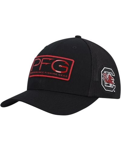Columbia South Carolina Gamecocks Pfg Hooks Flex Hat - Black