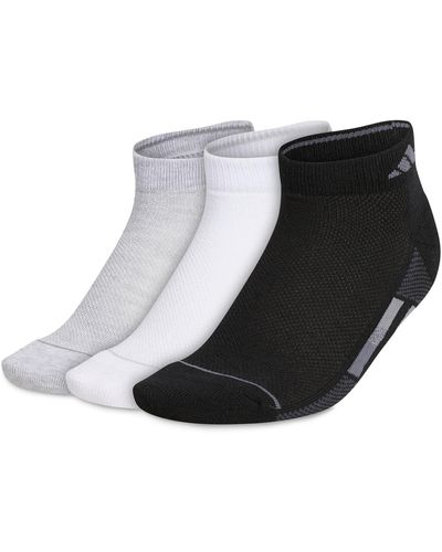 adidas 3-pk. Superlite 3-stripe Low Cut Socks - Black