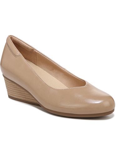 Dr. Scholls Be Ready Wedge Pumps - Natural
